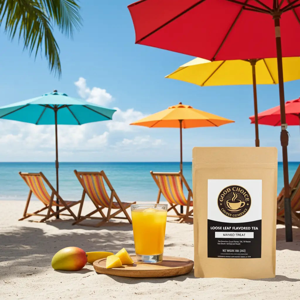 Mango Treat Tea Good Choice Coffee Company