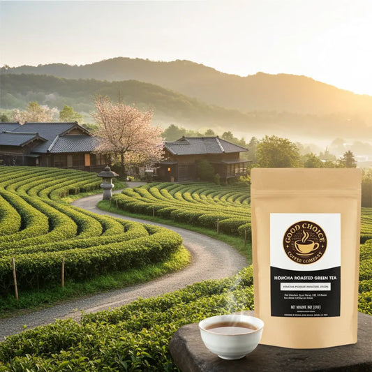 Hojicha Tea ceremonial-grade Good Choice Coffee Company