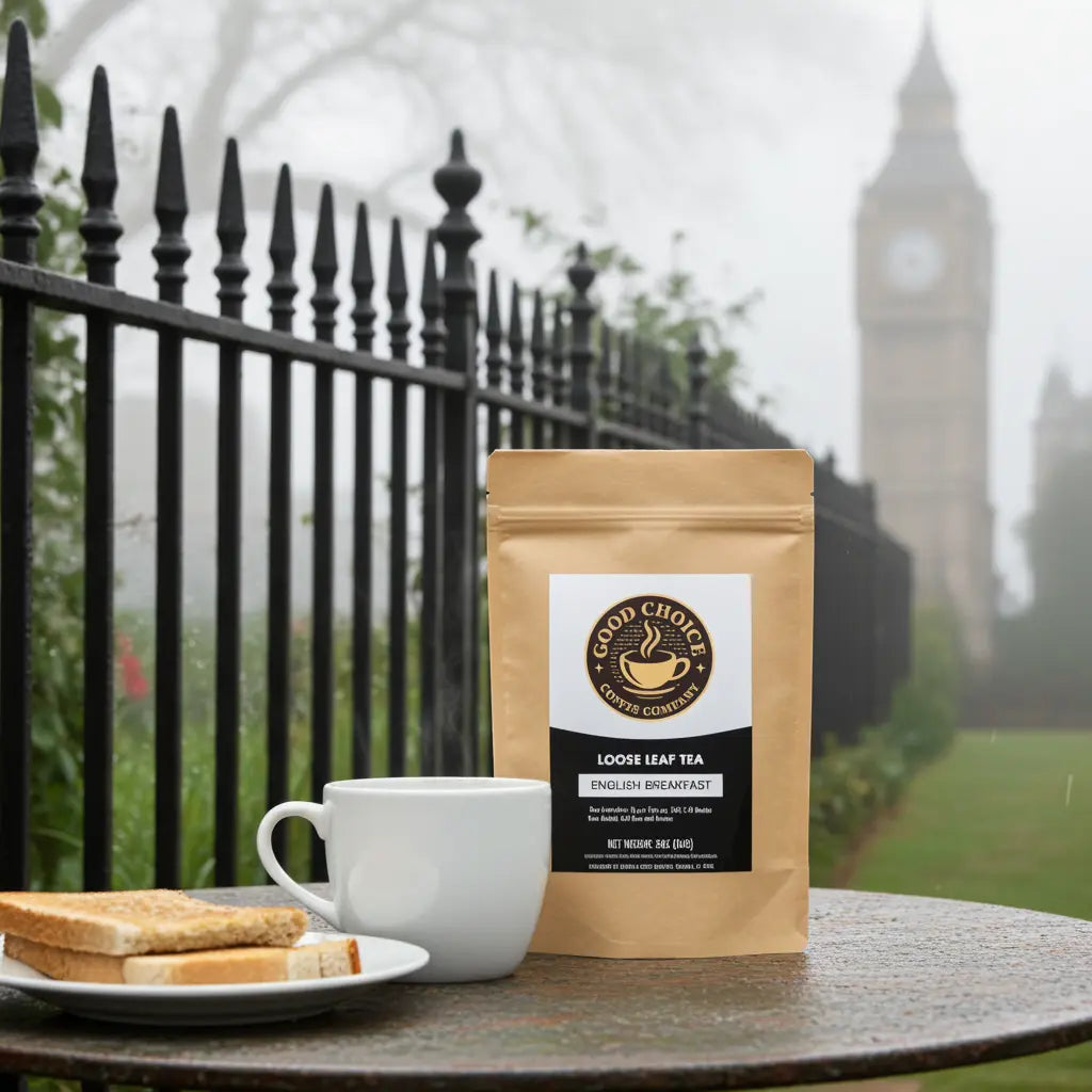 English Breakfast premium Tea Good Choice Coffee Company