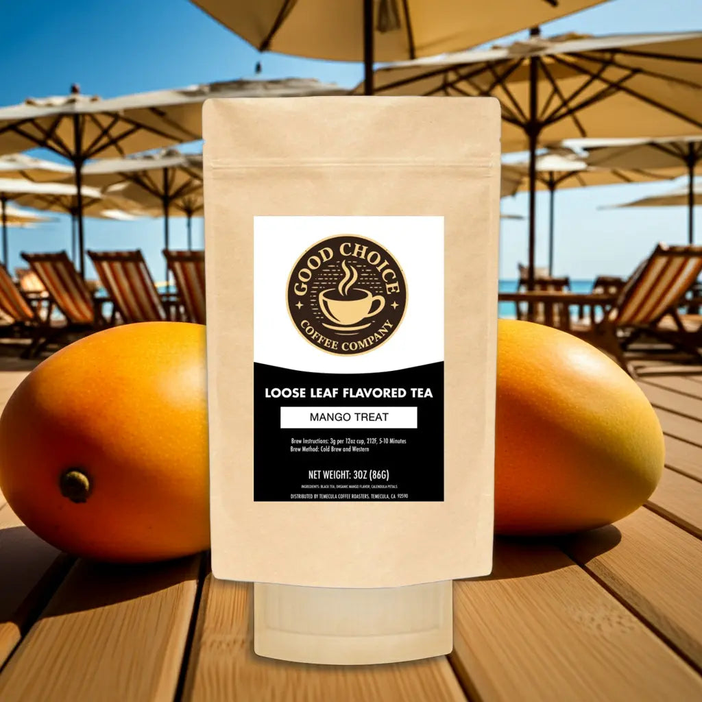 Mango Treat Tea Good Choice Coffee Company