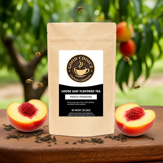 Peach Paradise premium Tea Good Choice Coffee Company