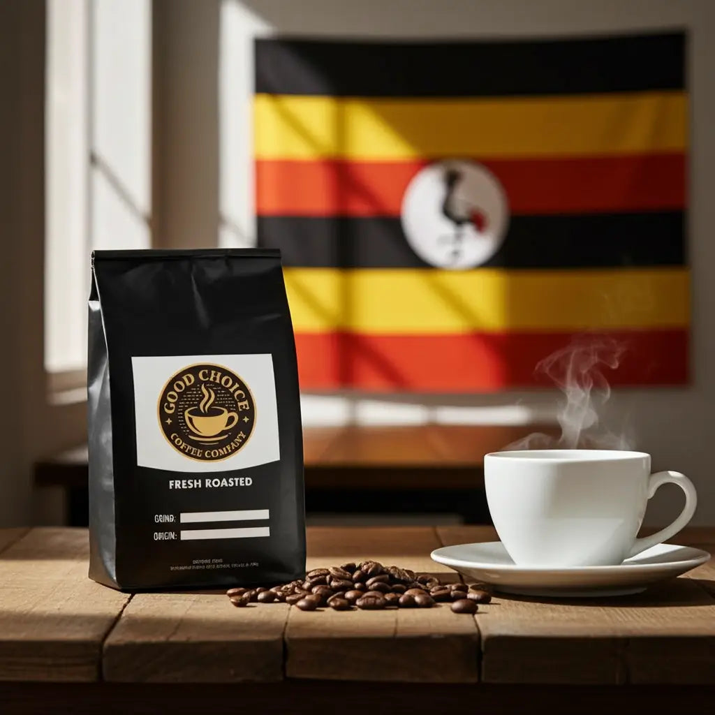 Uganda coffee Good Choice Coffee Company